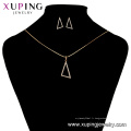 65006 xuping plus nouveau mode simple triangle forme bijoux ensemble pour les femmes